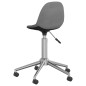 vidaXL Sillas de comedor giratorias 2 unidades tela gris claro vidaXL Sillas de comedor giratorias 2 unidades tela gris claro