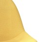 vidaXL Sillas de comedor giratorias 2 unidades tela amarillo mostaza vidaXL Sillas de comedor giratorias 2 unidades tela amarillo mostaza
