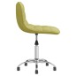 vidaXL Sillas de comedor giratorias 2 unidades tela verde vidaXL Sillas de comedor giratorias 2 unidades tela verde