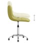 vidaXL Sillas de comedor giratorias 2 unidades tela verde vidaXL Sillas de comedor giratorias 2 unidades tela verde