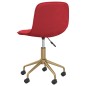 vidaXL Sillas de comedor giratorias 2 unidades terciopelo rojo tinto vidaXL Sillas de comedor giratorias 2 unidades terciopelo rojo tinto