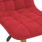 vidaXL Sillas de comedor giratorias 2 unidades terciopelo rojo tinto vidaXL Sillas de comedor giratorias 2 unidades terciopelo rojo tinto