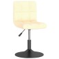 vidaXL Sillas de comedor giratorias 2 uds terciopelo crema vidaXL Sillas de comedor giratorias 2 uds terciopelo crema