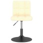 vidaXL Sillas de comedor giratorias 2 uds terciopelo crema vidaXL Sillas de comedor giratorias 2 uds terciopelo crema