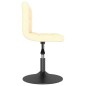 vidaXL Sillas de comedor giratorias 2 uds terciopelo crema vidaXL Sillas de comedor giratorias 2 uds terciopelo crema