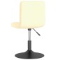 vidaXL Sillas de comedor giratorias 2 uds terciopelo crema vidaXL Sillas de comedor giratorias 2 uds terciopelo crema