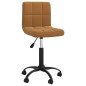 vidaXL Sillas de comedor giratorias 2 uds terciopelo marrón vidaXL Sillas de comedor giratorias 2 uds terciopelo marrón