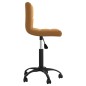 vidaXL Sillas de comedor giratorias 2 uds terciopelo marrón vidaXL Sillas de comedor giratorias 2 uds terciopelo marrón