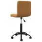 vidaXL Sillas de comedor giratorias 2 uds terciopelo marrón vidaXL Sillas de comedor giratorias 2 uds terciopelo marrón