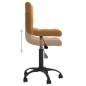 vidaXL Sillas de comedor giratorias 2 uds terciopelo marrón vidaXL Sillas de comedor giratorias 2 uds terciopelo marrón