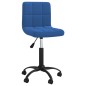 vidaXL Sillas de comedor giratorias 2 uds terciopelo azul vidaXL Sillas de comedor giratorias 2 uds terciopelo azul
