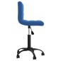 vidaXL Sillas de comedor giratorias 2 uds terciopelo azul vidaXL Sillas de comedor giratorias 2 uds terciopelo azul