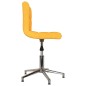 vidaXL Sillas de comedor giratorias 2 unidades tela amarillo mostaza vidaXL Sillas de comedor giratorias 2 unidades tela amarillo mostaza