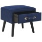 vidaXL Mesita de noche azul 40x35x40 cm terciopelo vidaXL Mesita de noche azul 40x35x40 cm terciopelo