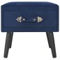 vidaXL Mesita de noche azul 40x35x40 cm terciopelo vidaXL Mesita de noche azul 40x35x40 cm terciopelo