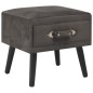 vidaXL Mesita de noche gris 40x35x40 cm terciopelo vidaXL Mesita de noche gris 40x35x40 cm terciopelo