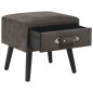 vidaXL Mesita de noche gris 40x35x40 cm terciopelo vidaXL Mesita de noche gris 40x35x40 cm terciopelo