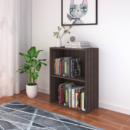 vidaXL Estantería de madera de ingeniería gris Sonoma 60x31x78 cm