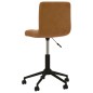 vidaXL Sillas de comedor giratorias 2 unidades terciopelo marrón vidaXL Sillas de comedor giratorias 2 unidades terciopelo marrón