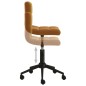 vidaXL Sillas de comedor giratorias 2 unidades terciopelo marrón vidaXL Sillas de comedor giratorias 2 unidades terciopelo marrón