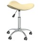 vidaXL Sillas de comedor giratorias 2 unidades cuero sintético crema vidaXL Sillas de comedor giratorias 2 unidades cuero sintético crema