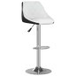 vidaXL Taburetes de cocina 2 unidades cuero sintético blanco y negro vidaXL Taburetes de cocina 2 unidades cuero sintético blanco y negro