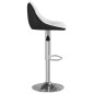 vidaXL Taburetes de cocina 2 unidades cuero sintético blanco y negro vidaXL Taburetes de cocina 2 unidades cuero sintético blanco y negro