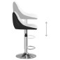 vidaXL Taburetes de cocina 2 unidades cuero sintético blanco y negro vidaXL Taburetes de cocina 2 unidades cuero sintético blanco y negro