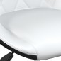 vidaXL Taburetes de cocina 2 unidades cuero sintético blanco y negro vidaXL Taburetes de cocina 2 unidades cuero sintético blanco y negro