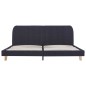 vidaXL Estructura de cama de tela gris oscuro 180x200 cm vidaXL Estructura de cama de tela gris oscuro 180x200 cm