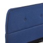 vidaXL Estructura de cama de tela azul 140x200 cm vidaXL Estructura de cama de tela azul 140x200 cm