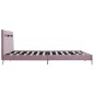 vidaXL Estructura de cama con LED tela rosa 180x200 cm vidaXL Estructura de cama con LED tela rosa 180x200 cm
