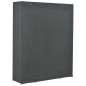 vidaXL Armario de tela gris 135x40x170 cm vidaXL Armario de tela gris 135x40x170 cm