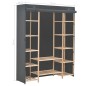 vidaXL Armario de tela gris 135x40x170 cm vidaXL Armario de tela gris 135x40x170 cm