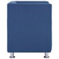 vidaXL Sillón en forma de cubo de tela azul vidaXL Sillón en forma de cubo de tela azul