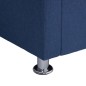 vidaXL Sillón en forma de cubo de tela azul vidaXL Sillón en forma de cubo de tela azul