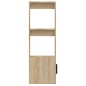 vidaXL Aparador madera contrachapada color roble Sonoma 80x30x90 cm vidaXL Aparador madera contrachapada color roble Sonoma 80x30x90 cm