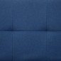 vidaXL Sofá cama con dos cojines poliéster azul vidaXL Sofá cama con dos cojines poliéster azul