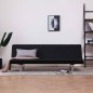 vidaXL Sofá cama de poliéster negro vidaXL Sofá cama de poliéster negro