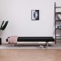 vidaXL Sofá cama de poliéster negro vidaXL Sofá cama de poliéster negro