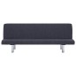 vidaXL Sofá cama de poliéster gris oscuro vidaXL Sofá cama de poliéster gris oscuro