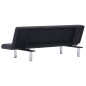 vidaXL Sofá cama de poliéster gris oscuro vidaXL Sofá cama de poliéster gris oscuro