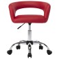 vidaXL Sillas comedor 2 unidades cuero sintético rojo tinto vidaXL Sillas comedor 2 unidades cuero sintético rojo tinto