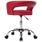 vidaXL Sillas comedor 2 unidades cuero sintético rojo tinto vidaXL Sillas comedor 2 unidades cuero sintético rojo tinto