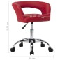 vidaXL Sillas comedor 2 unidades cuero sintético rojo tinto vidaXL Sillas comedor 2 unidades cuero sintético rojo tinto