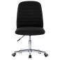 vidaXL Sillas de comedor de tela negras 2 unidades vidaXL Sillas de comedor de tela negras 2 unidades