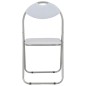 vidaXL Sillas de comedor plegables 6 unidades cuero sintético blanco vidaXL Sillas de comedor plegables 6 unidades cuero sintético blanco