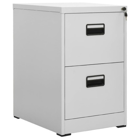 vidaXL Armario archivador de acero gris 46x62x72,5 cm