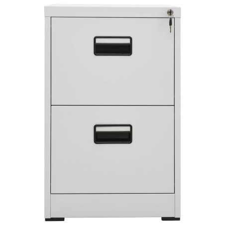 vidaXL Armario archivador de acero gris 46x62x72,5 cm