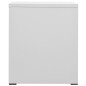 vidaXL Armario archivador de acero gris 46x62x72,5 cm